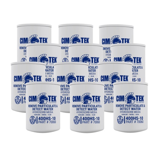 Cim-Tek 70060-12 400HS-10 Spin-On Filter for Water Detection 12-Pack - Fast Shipping - Filters